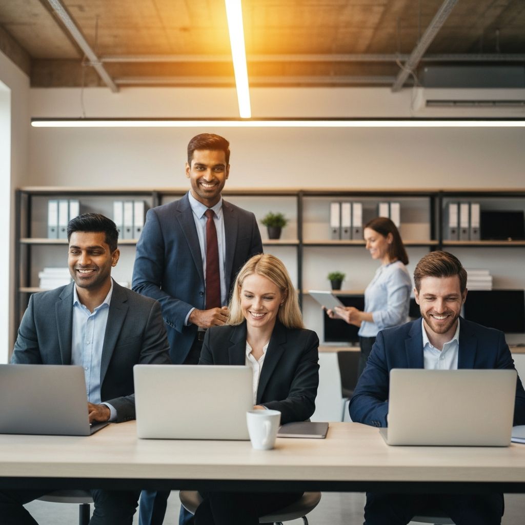 Professional Amazon account management team analyzing seller performance data and optimizing PPC campaigns